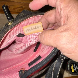 Dooney & Bourke Y2K Black and Tan Monogram Shoulder Bag thumbnail 8