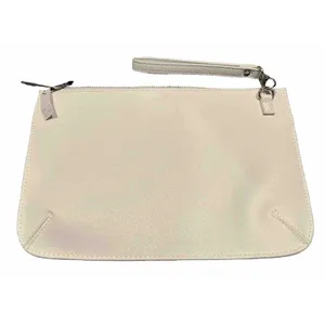 White‎ House Black Market Floral Wristlet Purse White Purple Green Studded NWT thumbnail 2