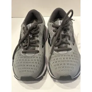 Brooks Ghost 13 Womens Size 7.5 Gray Running Walking Shoes Sneakers 1203381b084 thumbnail 2