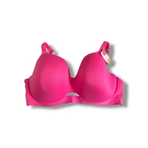 Cacique Comfort Bliss Lightly Lined Full Coverage Bra Womens‎ 44DDD Hot Pink NWT thumbnail 2