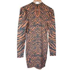 Jealous Tomato Long Sleeve Tiger Bodycon Sweater‎ Dress Sz M thumbnail 5