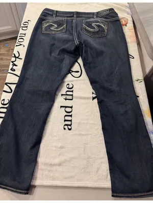Silver Jeans Tuesday 16 1/2 Bootcut Women's Denim Jeans Size W22 L33 thumbnail 2