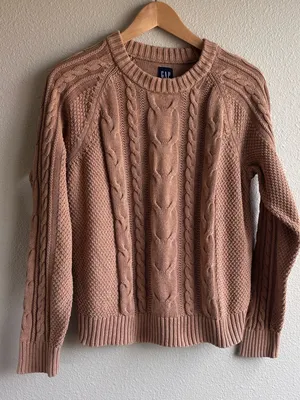 GAP Cable Knit Crewneck Sweater thumbnail 1