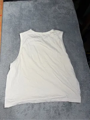 Lululemon White Sleeveless Tank Top workout thumbnail 7
