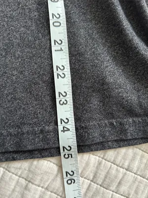 Abercrombie grey cotton one pocket tee shirt XS thumbnail 5