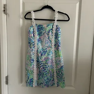 Lilly Pulitzer Pink and White Dress thumbnail 13