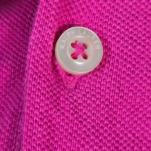Ralph Lauren Sport Pink Cotton Pique Short Sleeve Polo Dress Large thumbnail 7
