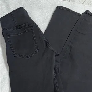 Free People Black Flare & Wide Leg Jeans thumbnail 5