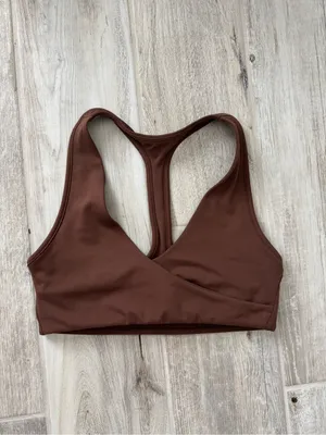 437 Women’s Brown Sports Bra Small thumbnail 8