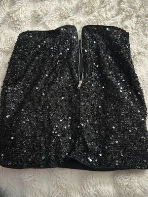 sparkly skirt Black thumbnail 2