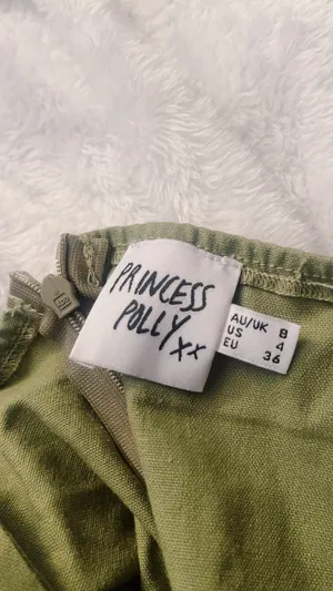 Princess Polly Green Dress thumbnail 5