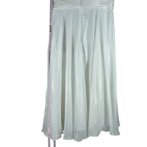 Mac Duggal Rosette One Shoulder Tea Length Dress White Size 12 thumbnail 11