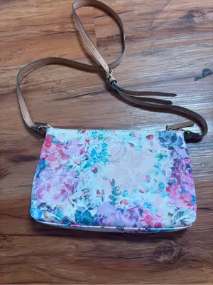 Nanette Lepore Floral Crossbody Bag Pastel Spring Purse thumbnail 2