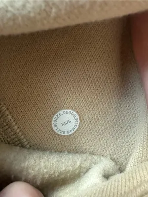 lululemon athletica Women's Beige Half-Zip Hoodie Scuba thumbnail 5