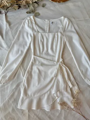 Princess Polly The Villa Mini Dress White thumbnail 3