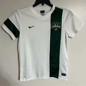 Women's Nike Dri Fit Vneck Jersey Michigan‎ Jaguars FC Soccer Size XL thumbnail 1