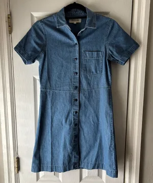 Madewell Jean Dress thumbnail 1
