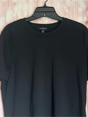 Banana Republic Factory Black Premium Cotton Short Sleeve T Shirt Size M thumbnail 2