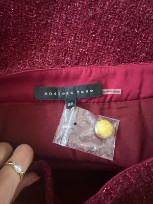 Endless Rose Red Skirt Mini thumbnail 3