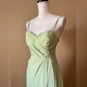 AZAZIE | Sage Green Cocktail Gown Sz XS thumbnail 8