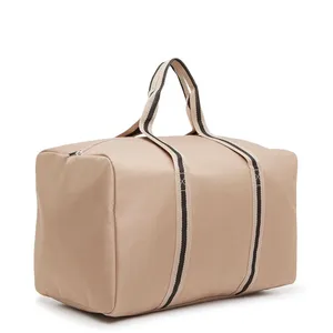 DSW Exclusive 2 pc set Weekender and Belt Sling bags in taupe and black thumbnail 4