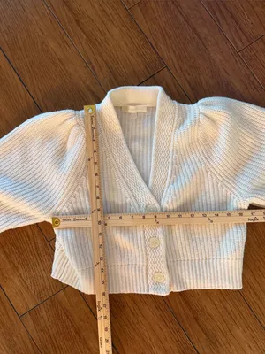 LoveShackFancy Avignon Crop Cashmere Blend Cardigan thumbnail 5