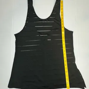 Athleta‎ Side Split Tank Sheer Lined Design Athletic Gym Women's Size M Yoga Run thumbnail 5