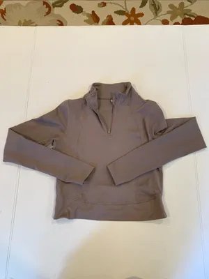 90 Degree Women's Small (no tag) Mauve Long-Sleeve Athletic Quarter-Zip Pullover thumbnail 9