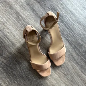 Naturalizer Women's Beige Suede Sandals Tan Platform Heels 9.5 thumbnail 4