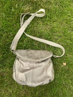 THE SAK Metallic Silver Crossbody Bag thumbnail 1