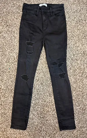 Abercrombie & Fitch High Rise Super Skinny Denim thumbnail 1