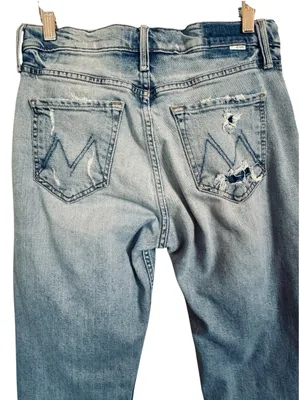 MOTHER Superior The Tomcat The Confession Distressed Women’s Size 29 High Rise thumbnail 7