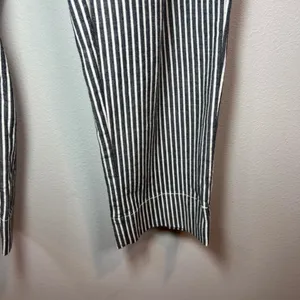 Brandy Melville John Galt Tilden Pants Black White Stripe High Rise School Small thumbnail 4