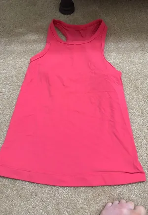 Lulu Align Waist Length Tank Pink Size 2 thumbnail 1