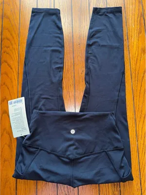 Lululemon Align With Pockets High Rise 25” Black Size 6 NWT thumbnail 1