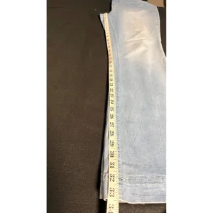 Laurie Felt Silky Denim Flare Jeans 1X Tall Light Wash Wide Hem Pockets thumbnail 12