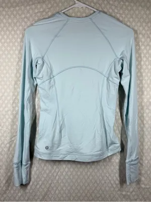 Lululemon Light Blue It’s Rulu‎ Run Long Sleeve Top thumbnail 5