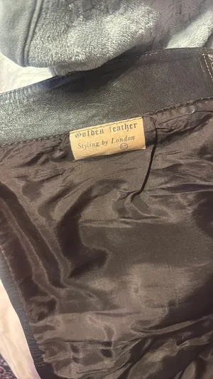 Brown leather jacket Size L thumbnail 3