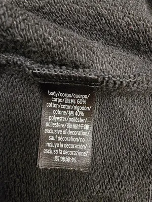 Victoria's Secret Sport lace-up hoodie Black M thumbnail 3