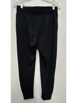 Free People Movement Sunny Skinny Sweatpant Jogger Black Womens Medium thumbnail 3