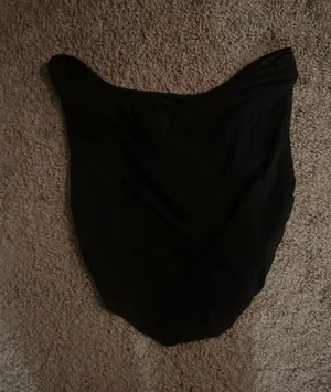 Cropped tank Black thumbnail 2