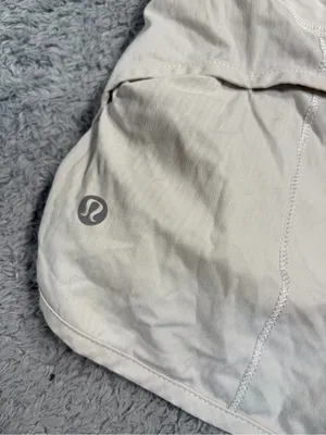Lululemon cream/white Athletic Running Shorts 6 thumbnail 11