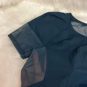 Lululemon Blueish‎ Green Sheer top size 4 C34 thumbnail 5