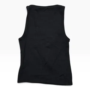 American Eagle Tank Top Womens‎ M Black NWOT Ribbed Square Neck Stretch thumbnail 2