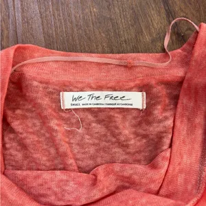 We The Free Bright Coral Short Sleeve Tee thumbnail 2