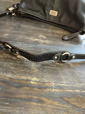 The Sak Black Leather Shoulder Bag thumbnail 5