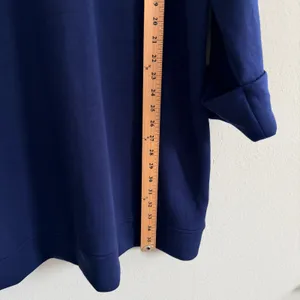 Spanx AirEssentials Turtleneck Dress Timeless Navy Size 1X 21724R Soft thumbnail 12