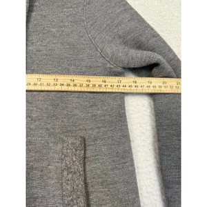 J Crew Jacket Womens Small Gray‎ Wool Double Breasted Peacoat Button Closure Gray thumbnail 5