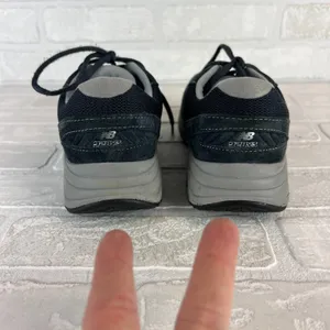 New‎ Balance 928v3 Sneakers Walking Shoes Womens 7.5 Navy Blue Suede WW928NV3 thumbnail 4