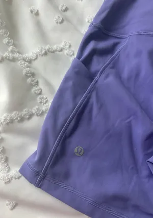 Lululemon Purple  Biker Shorts thumbnail 3